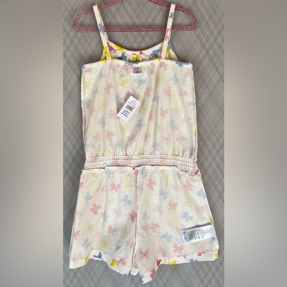 baby Gap - Girls butterfly print sleeveless romper (Size 5t) NWT - Picture 3 of 6